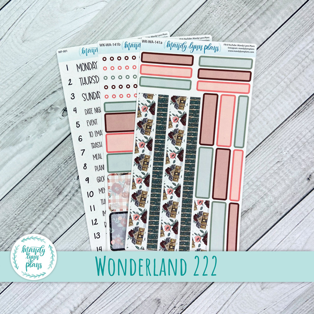 Wonderland 222 Weekly Kit || Log Cabin || 141
