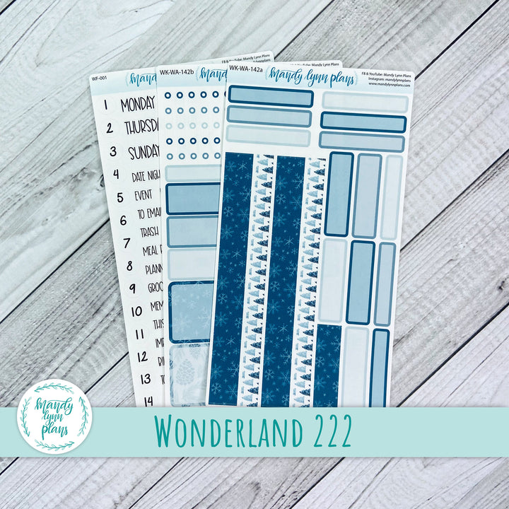 Wonderland 222 Weekly Kit || Winter Wonderland || 142
