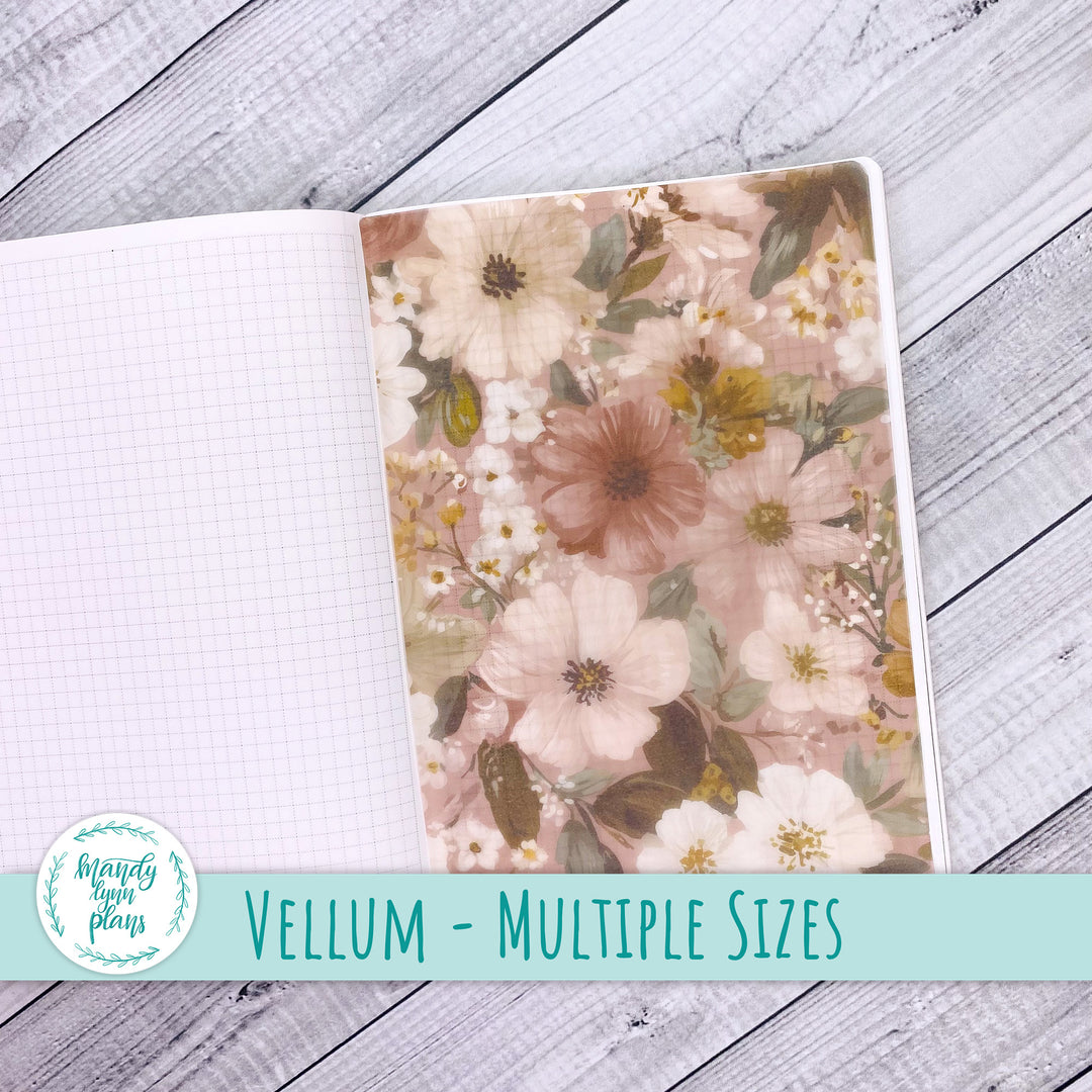 Burgundy Blush Vellum || 383