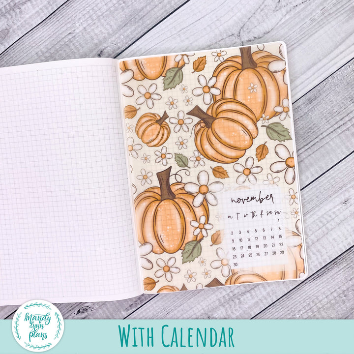Pumpkins and Daisies Vellum || 384