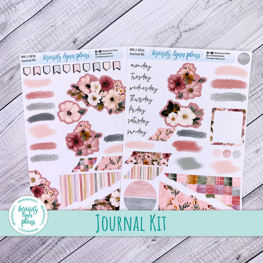 Burgundy Blush Journal Kit || WK-J-383