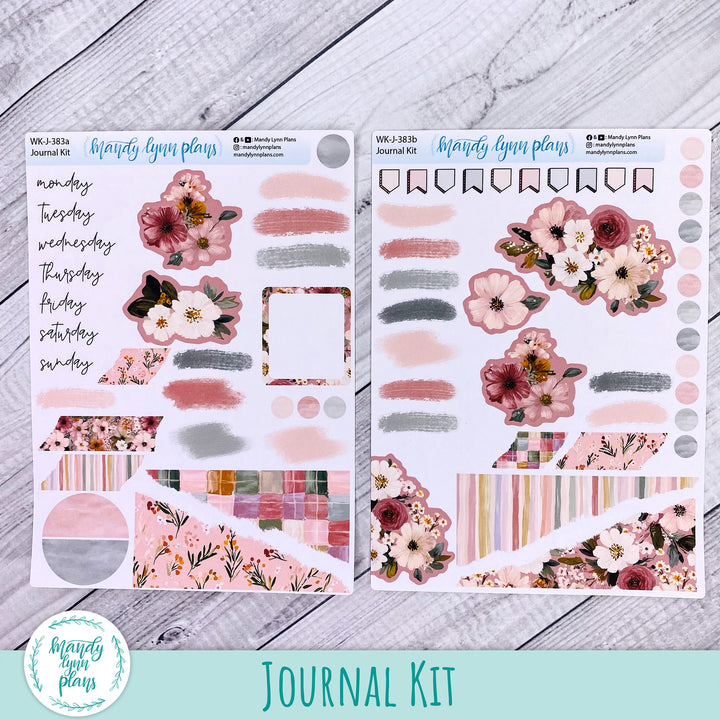 Burgundy Blush Journal Kit || WK-J-383