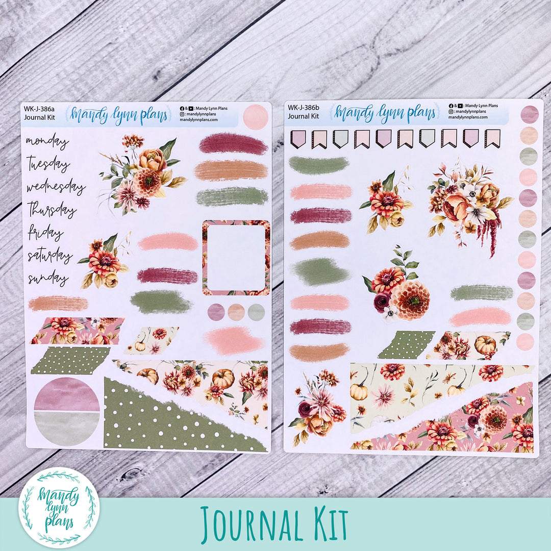 Autumn Bouquet Journal Kit || WK-J-386