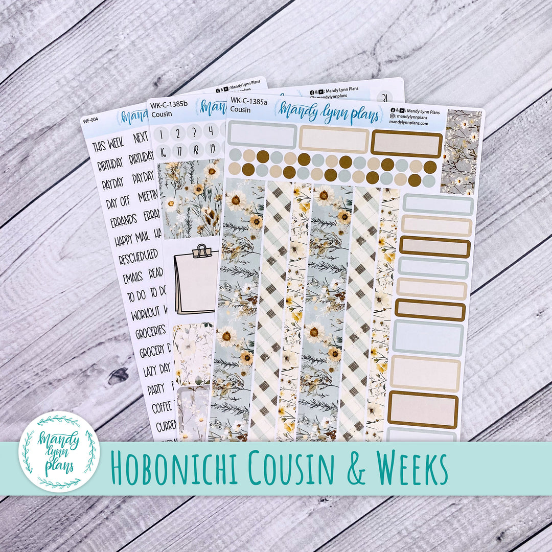 Weekly Kit || Hobonichi Cousin and Weeks || Rustic Grace || 385