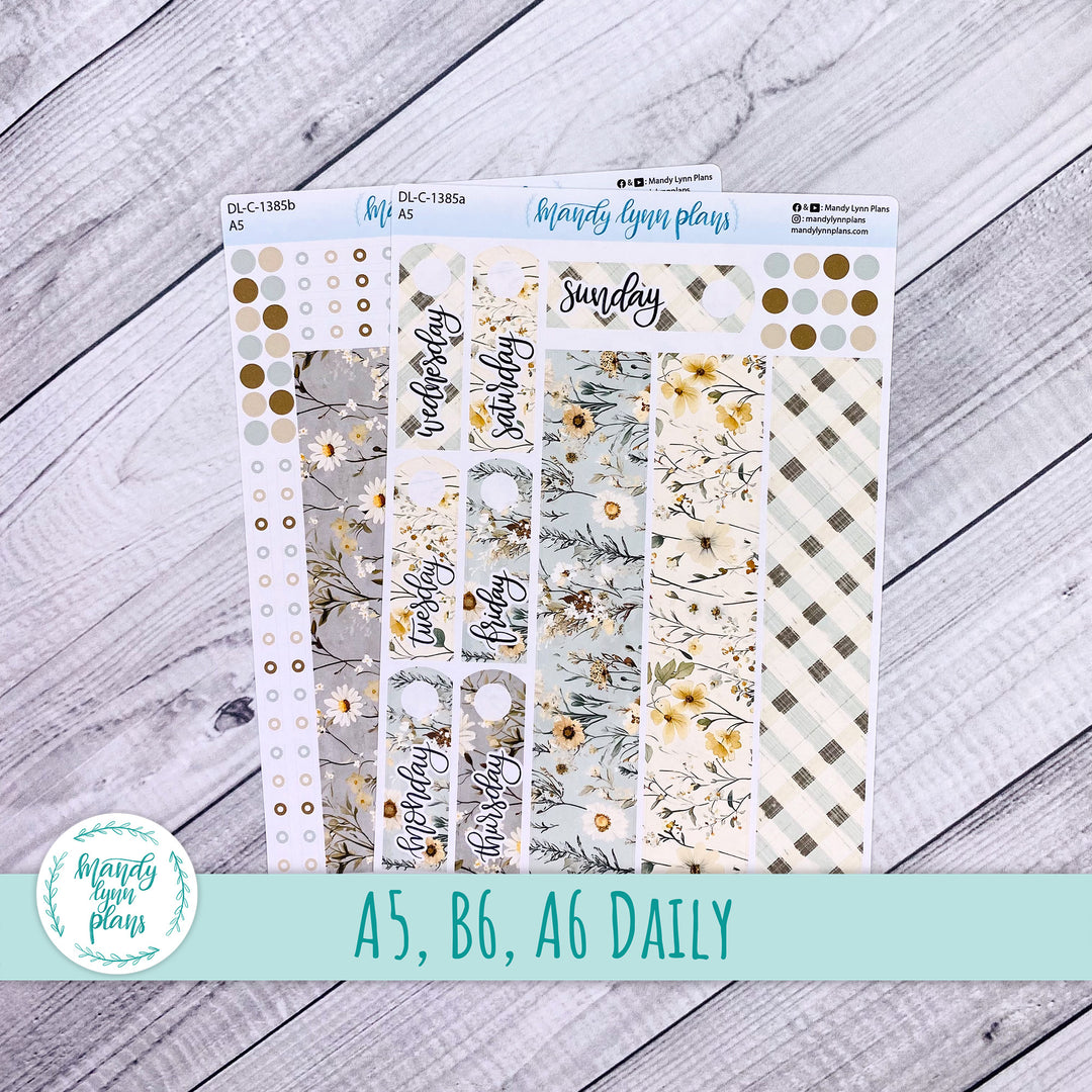 Daily Kit || A5, B6, A6 || Rustic Grace || 385