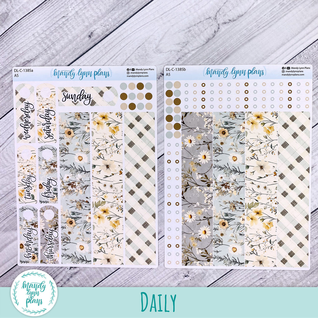 Daily Kit || A5, B6, A6 || Rustic Grace || 385
