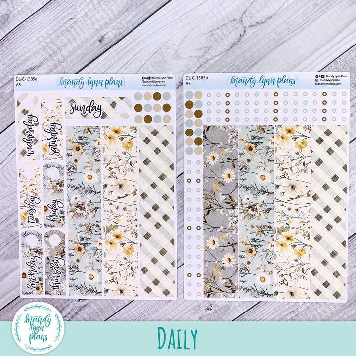 Daily Kit || A5, B6, A6 || Rustic Grace || 385