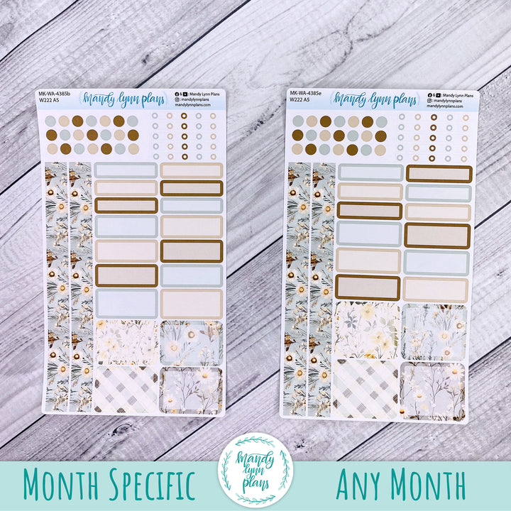 November 2026 or Any Month Monthly Kit || Wonderland 222 A5, B6, A6 || Rustic Grace || 385