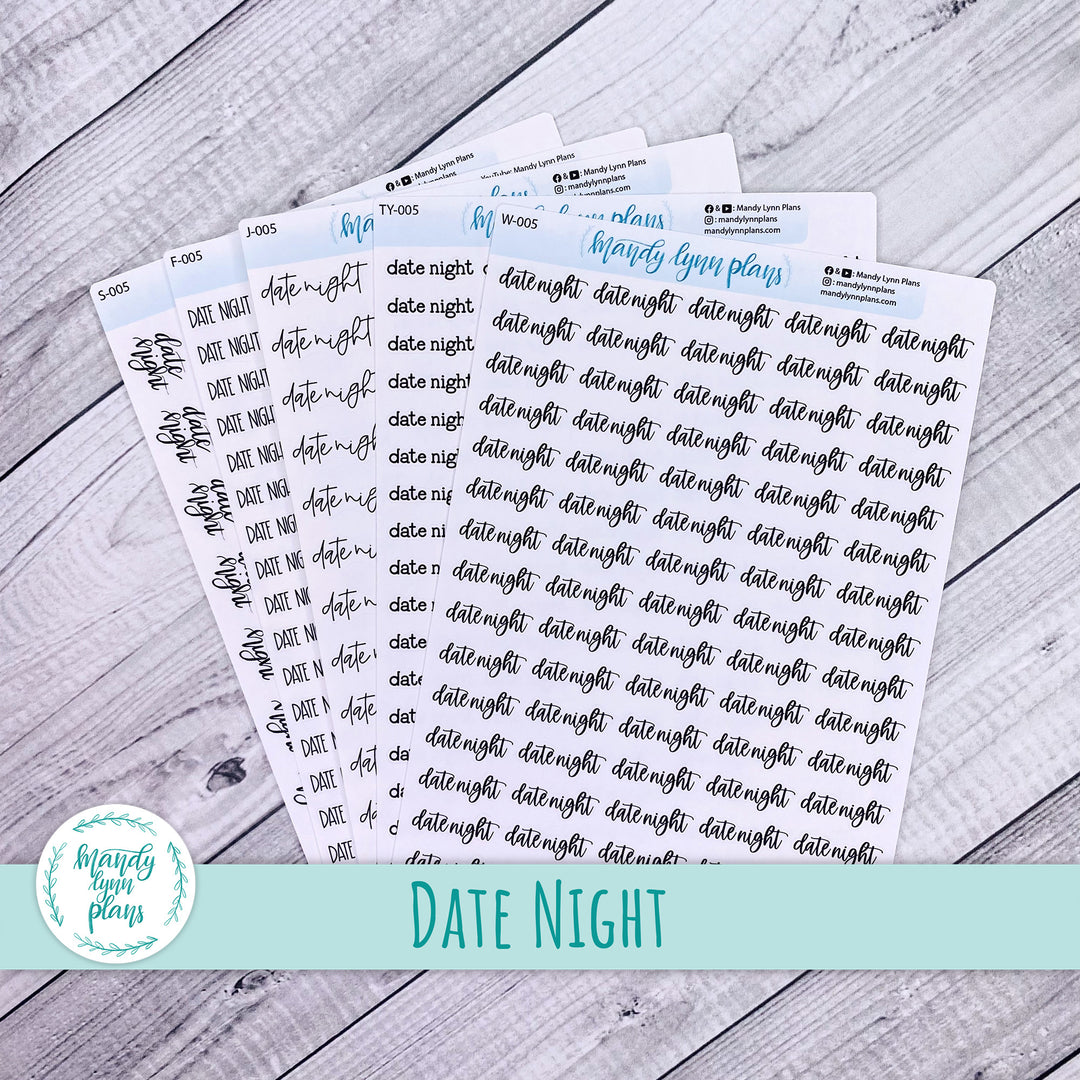 Date Night Scripts || 005
