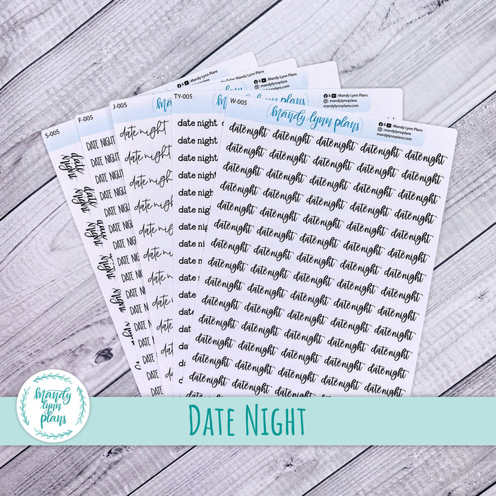Date Night Scripts || 005