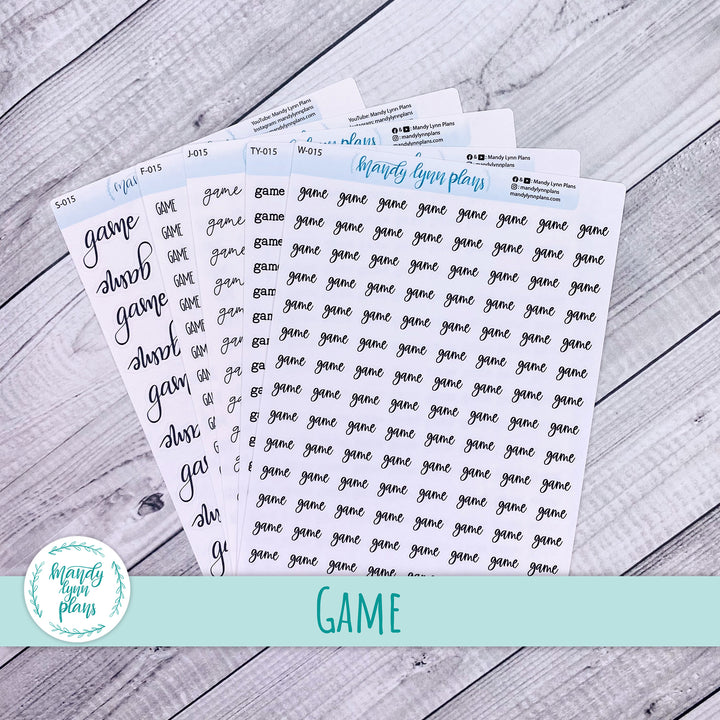 Game Scripts || 015