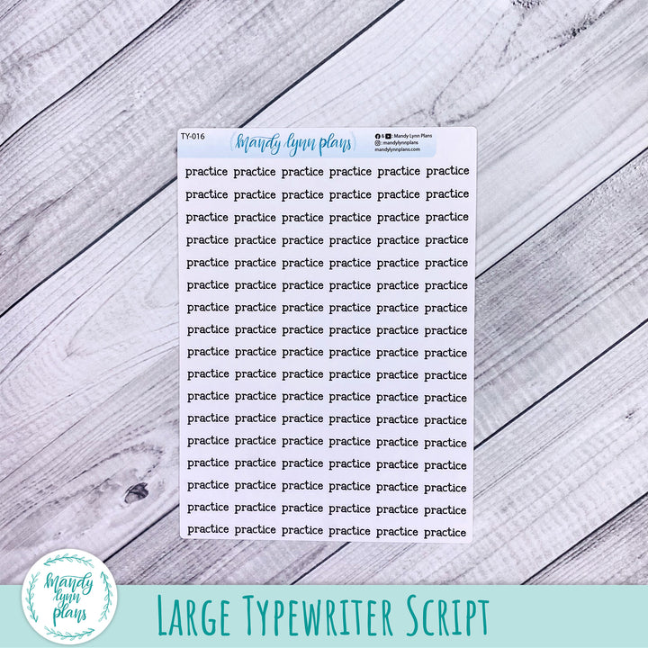 Practice Scripts || 016