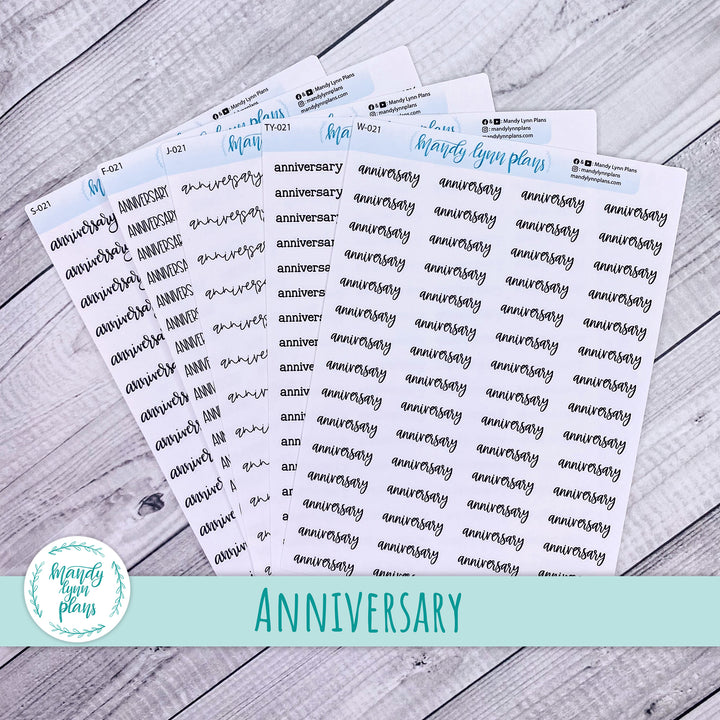 Anniversary Scripts || 021