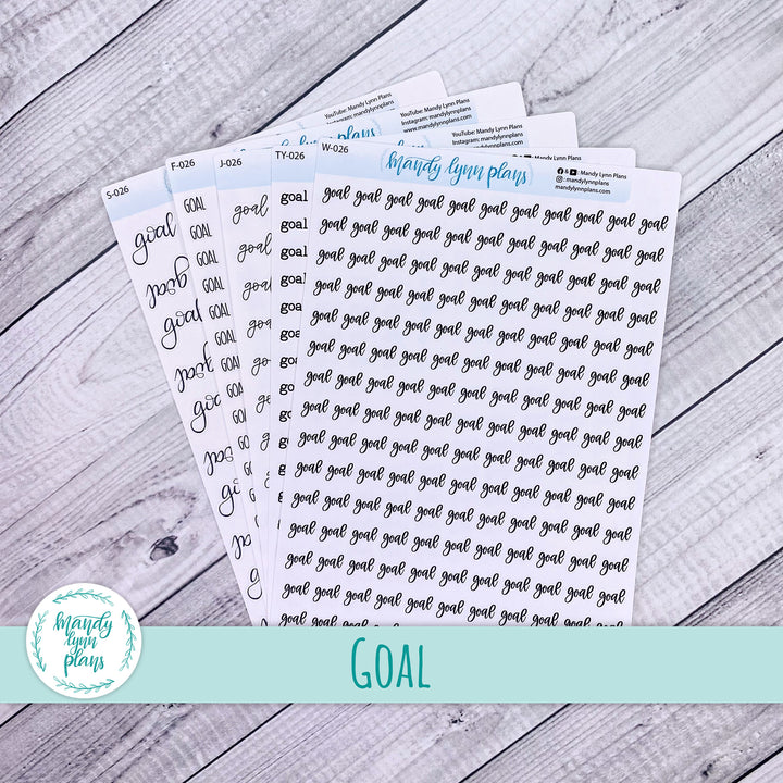 Goal Scripts || 026