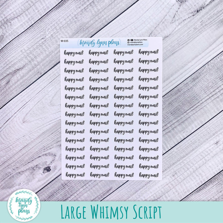Happy Mail Scripts || 035