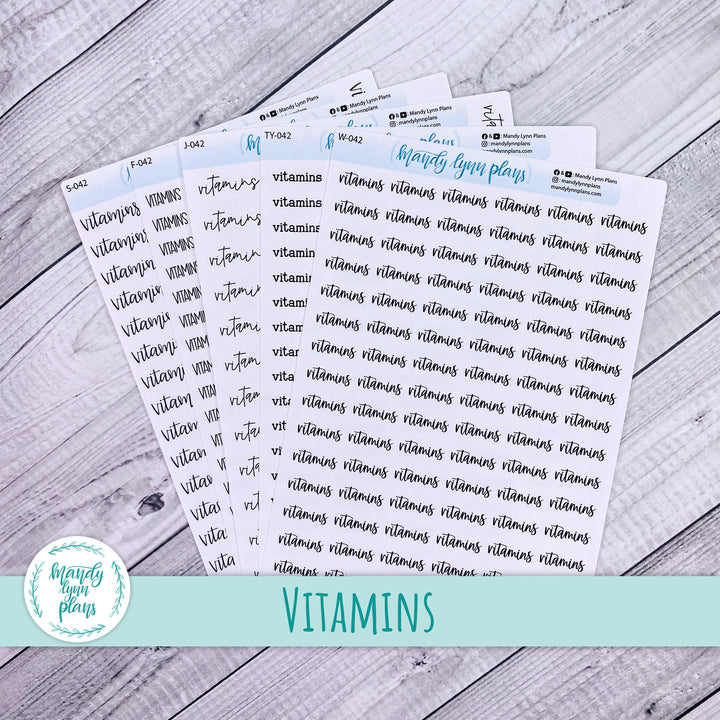 Vitamins Scripts || 042