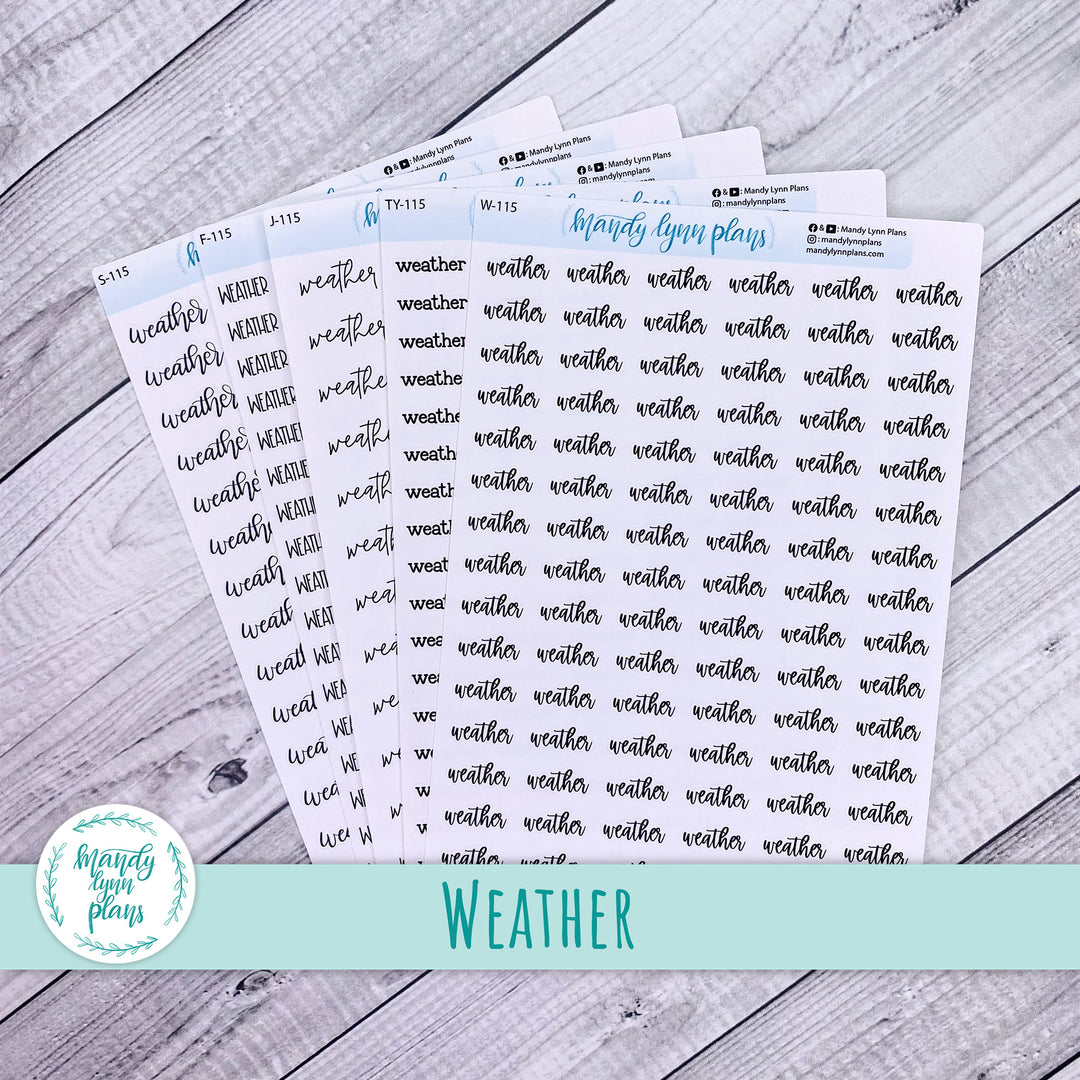 Weather Scripts || 115