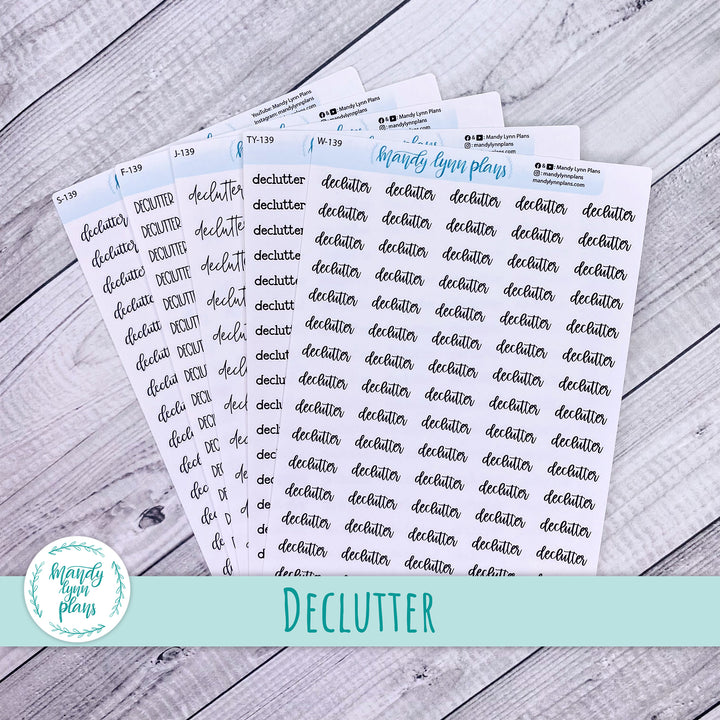 Declutter Scripts || 139