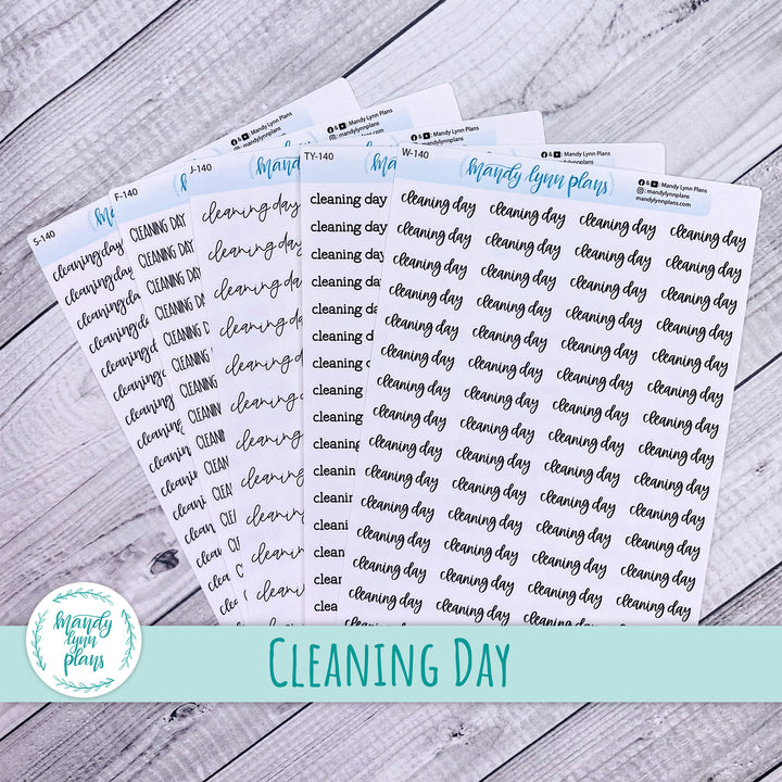 Cleaning Day Scripts || 140