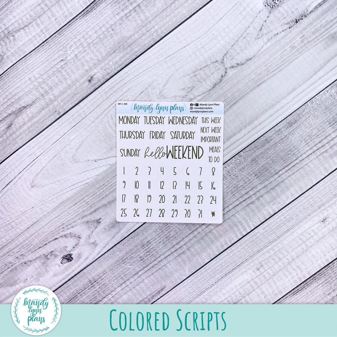 Holly and Ivy Add-Ons || 389