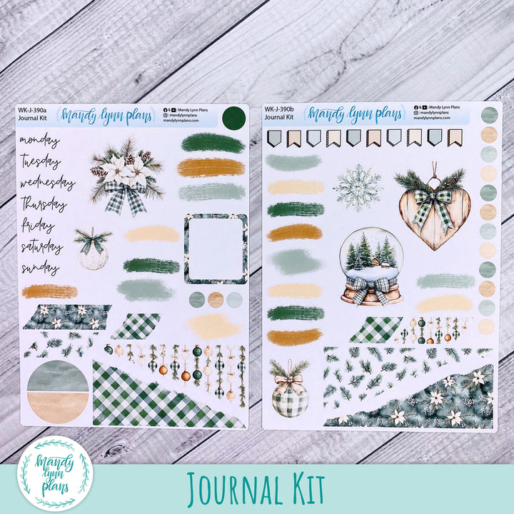 Elegant Evergreen Journal Kit || WK-J-390