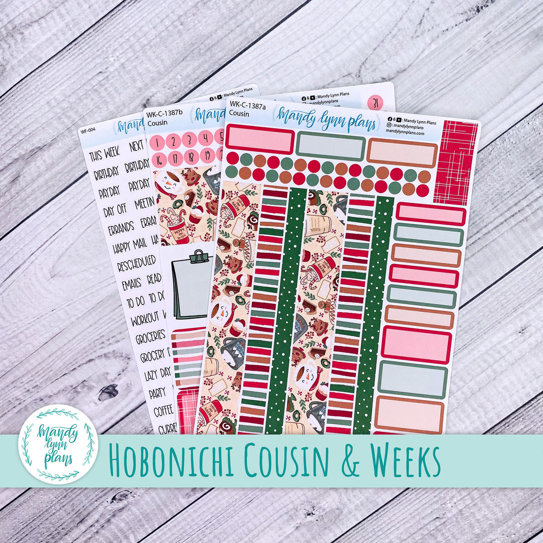 Weekly Kit || Hobonichi Cousin and Weeks || Cozy Christmas || 387