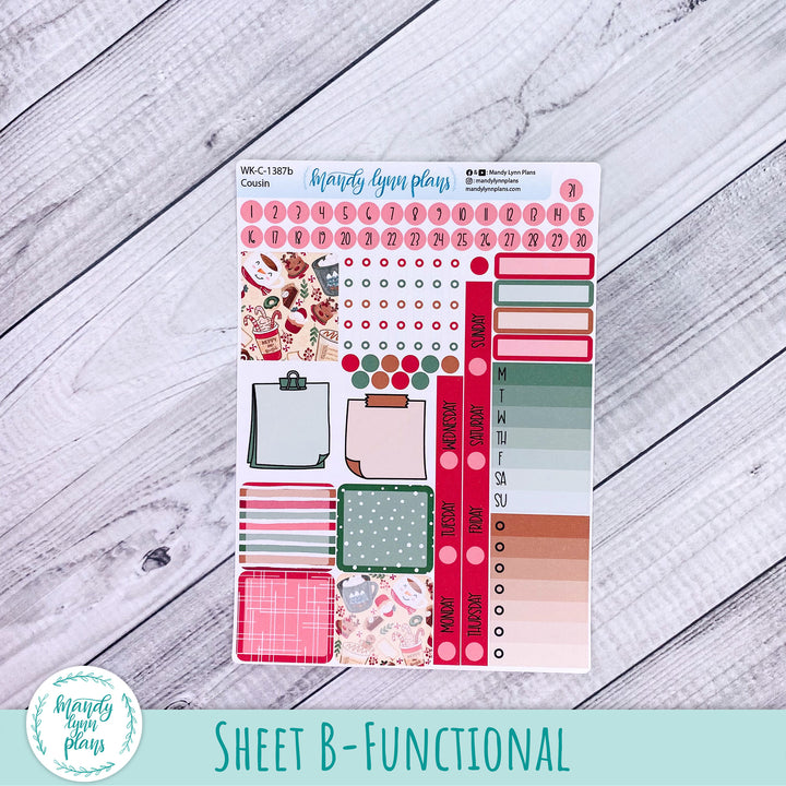 Weekly Kit || Hobonichi Cousin and Weeks || Cozy Christmas || 387