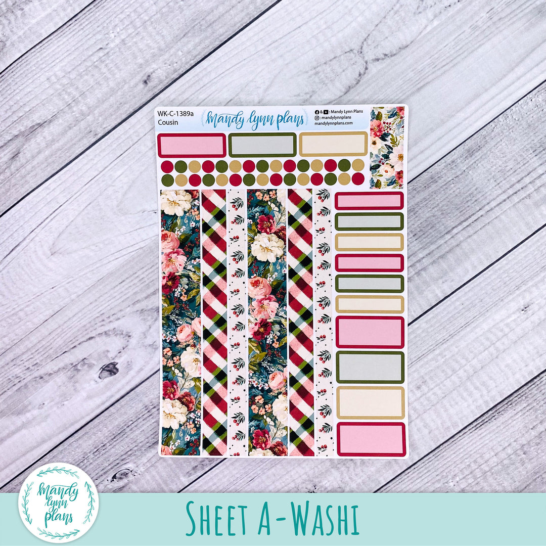 Weekly Kit || Hobonichi Cousin and Weeks || Holly and Ivy || 389