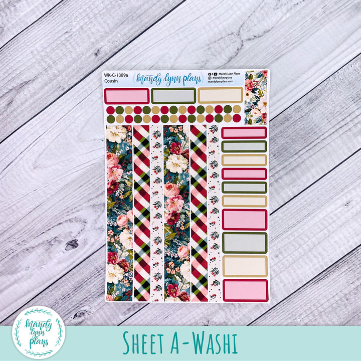 Weekly Kit || Hobonichi Cousin and Weeks || Holly and Ivy || 389