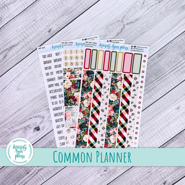 Weekly Kit || Sterling Ink Common Planners || Holly and Ivy || 389