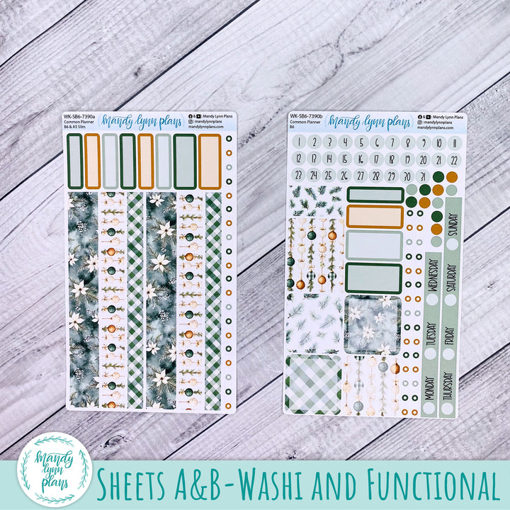 Weekly Kit || Sterling Ink Common Planners || Elegant Evergreen || 390