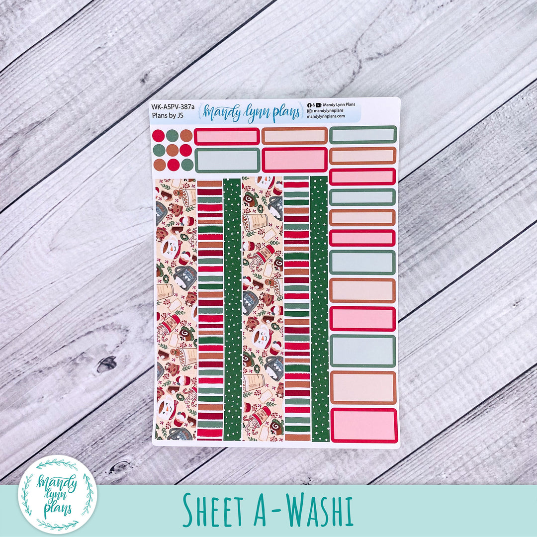 Weekly Kit || A5, B6, A6 Plans by Just Scribble || Cozy Christmas || 387