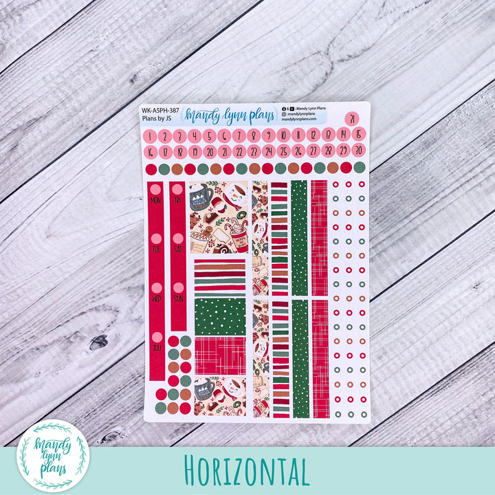 Weekly Kit || A5, B6, A6 Plans by Just Scribble || Cozy Christmas || 387