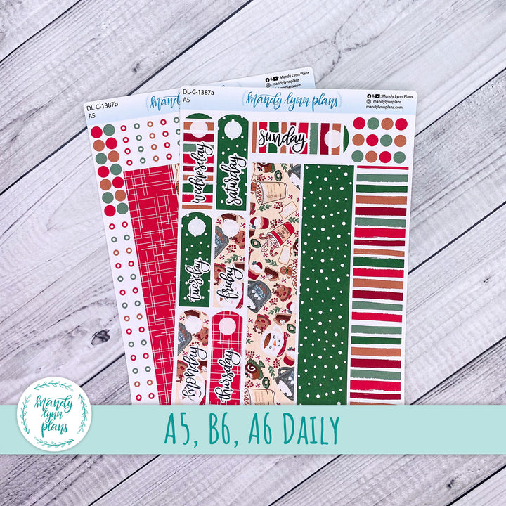 Daily Kit || A5, B6, A6 || Cozy Christmas || 387