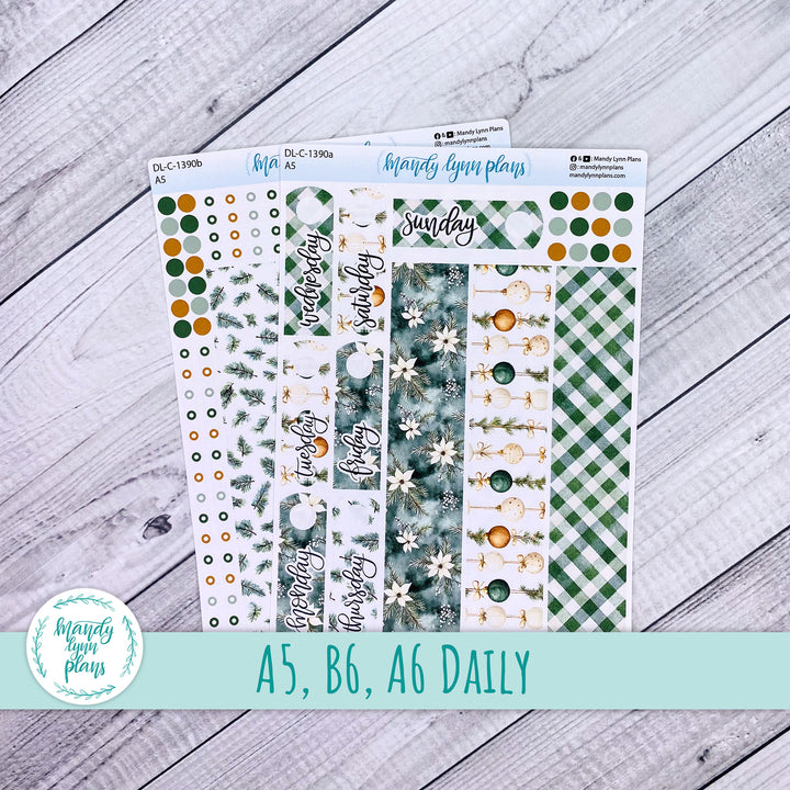 Daily Kit || A5, B6, A6 || Elegant Evergreen || 390
