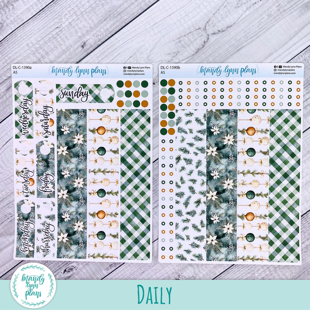 Daily Kit || A5, B6, A6 || Elegant Evergreen || 390