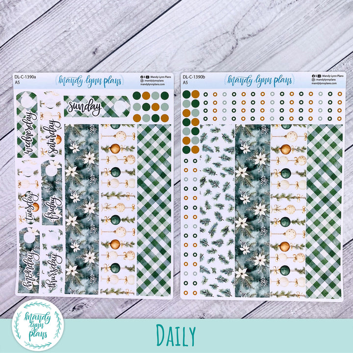 Daily Kit || A5, B6, A6 || Elegant Evergreen || 390
