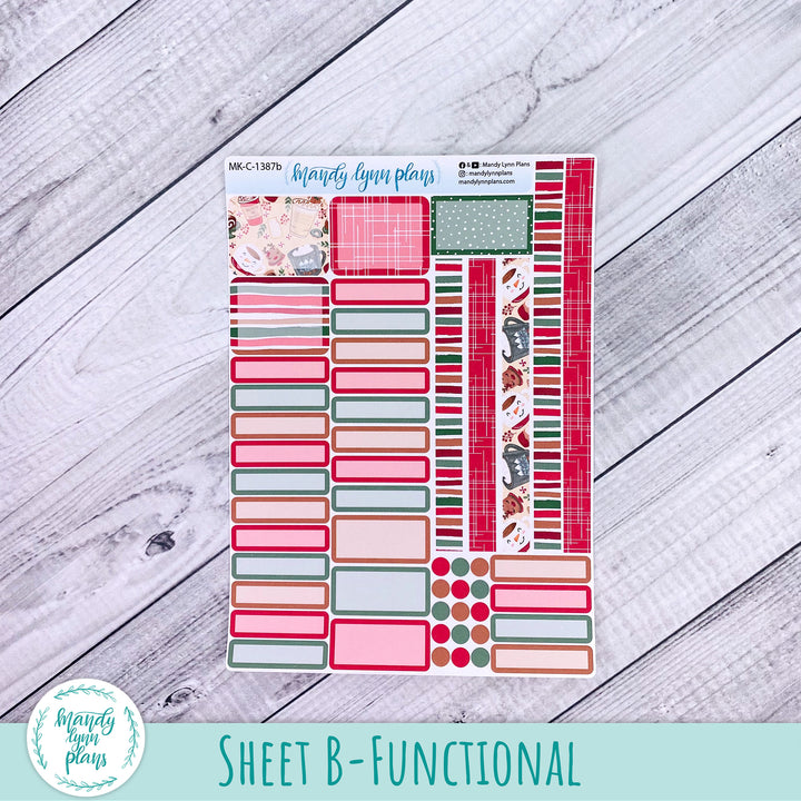December 2026 or Any Month Monthly Kit || Hobonichi Cousin, Weeks, A6 || Cozy Christmas || 387