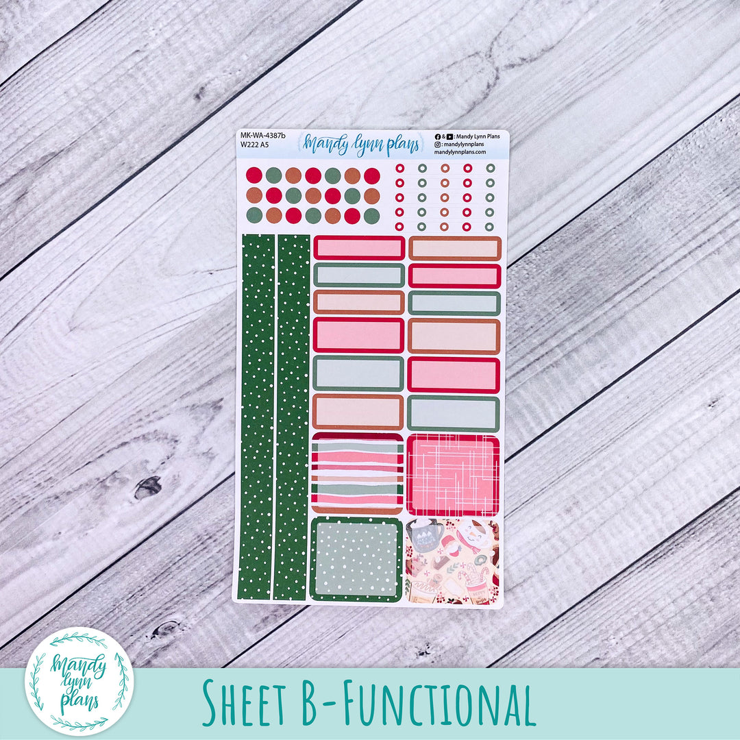 December 2026 or Any Month Monthly Kit || Wonderland 222 A5, B6, A6 || Cozy Christmas || 387