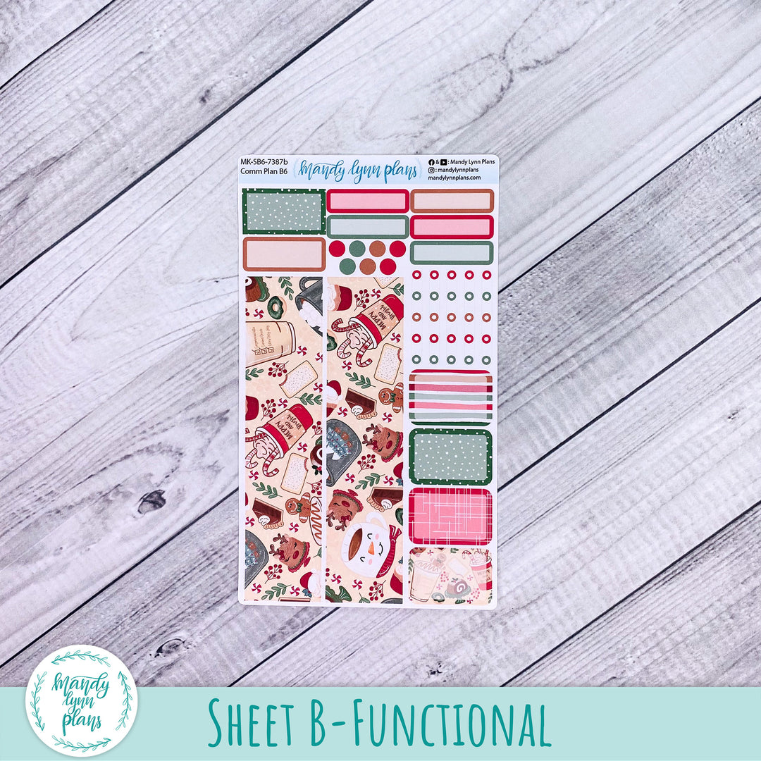 December 2026 or Any Month Monthly Kit || Sterling Ink A5, A5 Slim, B6, B6 Slim, N1, N2 Common Planner || Cozy Christmas || 387