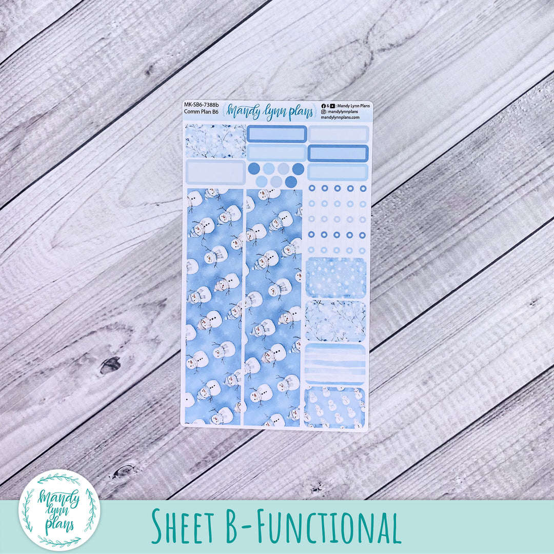 December 2026 or Any Month Monthly Kit || Sterling Ink A5, A5 Slim, B6, B6 Slim, N1, N2 Common Planner || Joyful Snow || 388