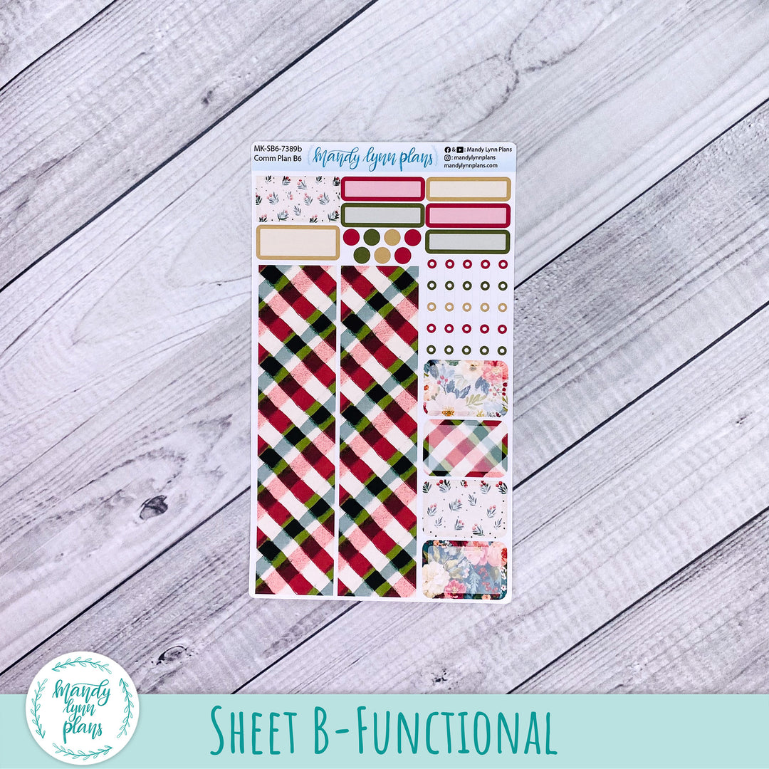 December 2026 or Any Month Monthly Kit || Sterling Ink A5, A5 Slim, B6, B6 Slim, N1, N2 Common Planner || Holly and Ivy || 389