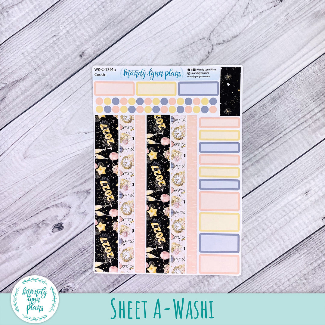 Weekly Kit || Hobonichi Cousin and Weeks || New Year's Party || 391