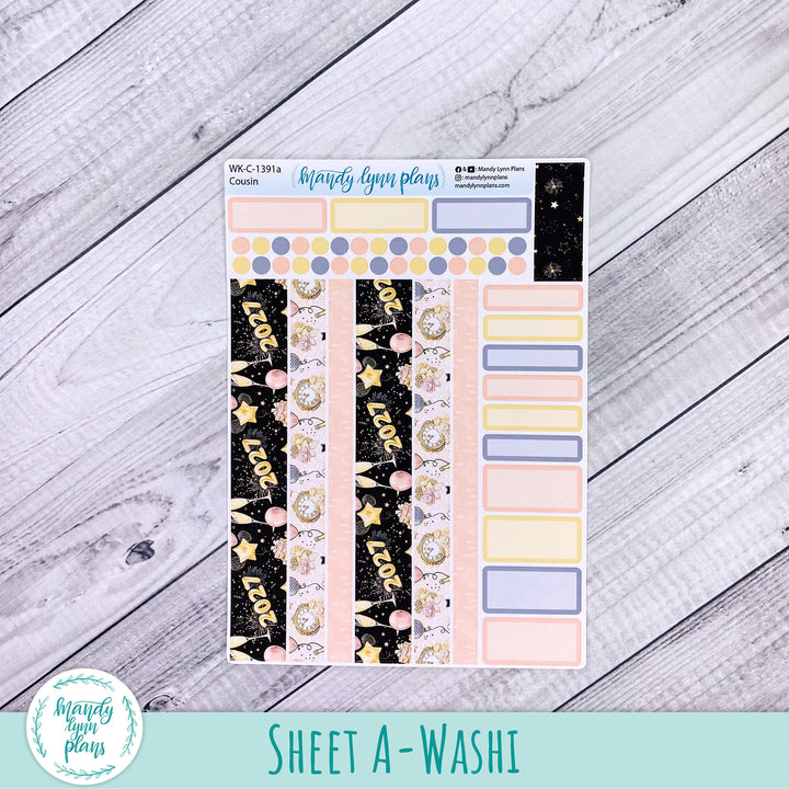 Weekly Kit || Hobonichi Cousin and Weeks || New Year's Party || 391