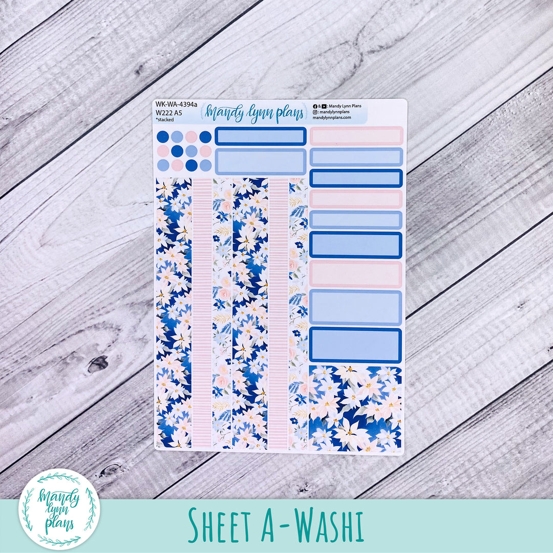 Weekly Kit || Wonderland 222 A5, B6, A6 || Stacked, Unstacked, Horizontal || Pretty in Pink || 394