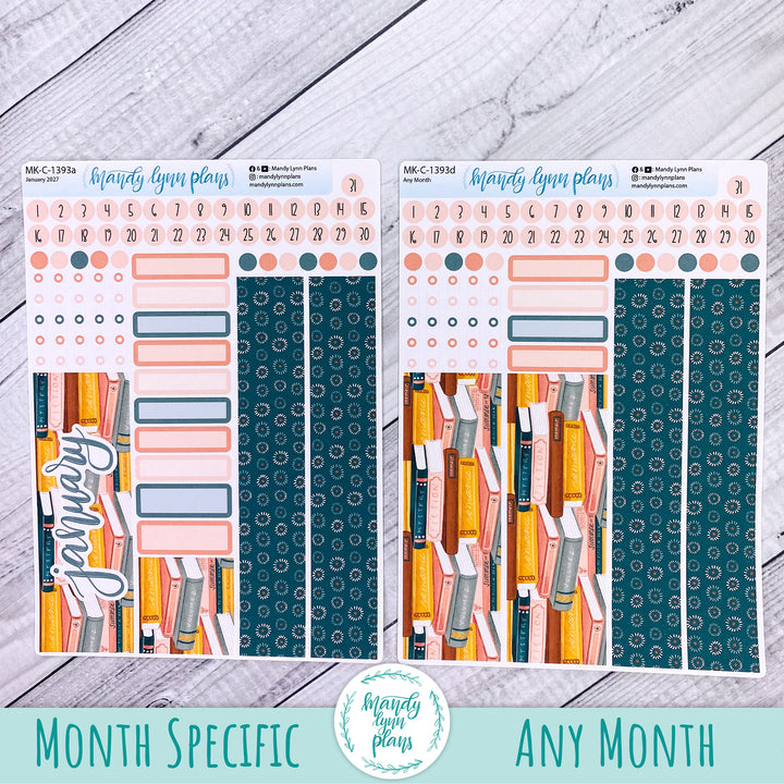 January 2027 or Any Month Monthly Kit || Hobonichi Cousin, Weeks, A6 || Book Club || 393