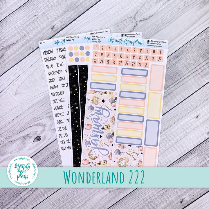 January 2027 or Any Month Monthly Kit || Wonderland 222 || New Year's Party || 391