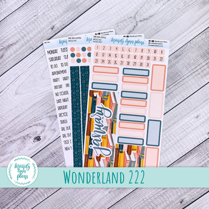 January 2027 or Any Month Monthly Kit || Wonderland 222 || Book Club || 393
