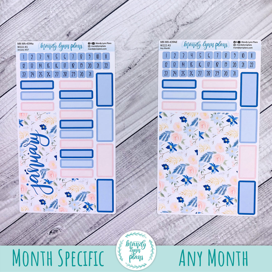 January 2027 or Any Month Monthly Kit || Wonderland 222 || Pretty in Pink || 394