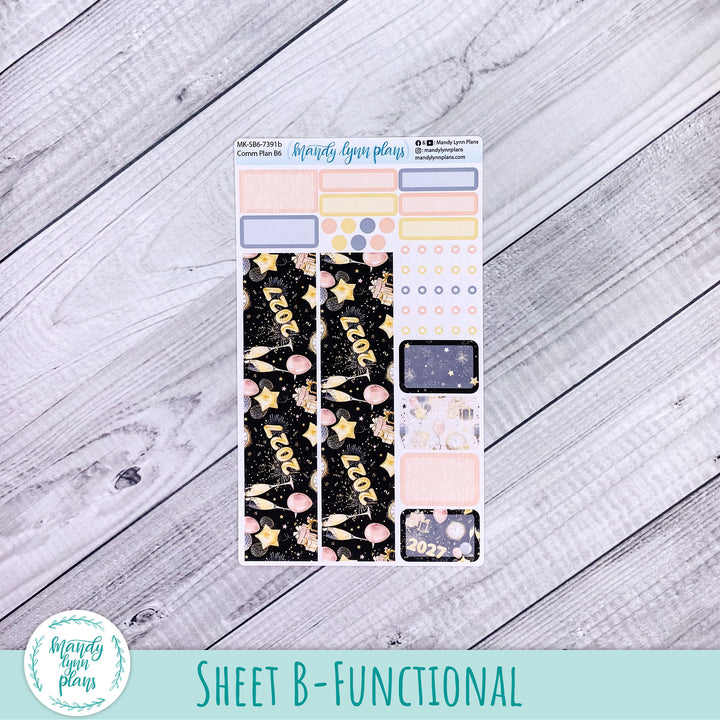 January 2027 or Any Month Monthly Kit || Sterling Ink Common, Core, Complete Planners || New Year's Party || 391